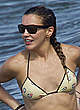 Katie Cassidy pokies in yellow bikini pics