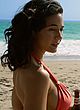 Emmanuelle Chriqui sexy side boob bikini scenes pics