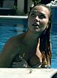 Arielle Kebbel naked pics - nude in pool holding boobs