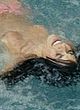 Weronika Rosati swimming topless in pool pics