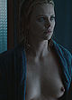 Charlize Theron topless in robe & pussy shots pics