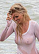 Lara Stone naked pics - in see through wet top