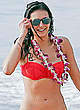 Nina Dobrev in bikini on a beach in miami pics