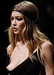 Gigi Hadid boob-slip at the fashion show pics