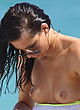 Karina Jelinek boob-slip at the beach shoot pics