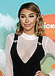 Chantel Jeffries cleavage under see through top pics