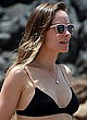 Olivia Wilde busty in bikini top & overalls pics