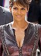 Halle Berry deep cleavage skin tight dress pics