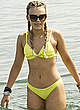 Tallia Storm in yellow bikini in marbella pics