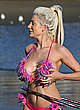 Courtney Stodden in pink bikini on a beach pics