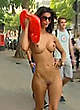 Micaela Schafer fully nude in public pics