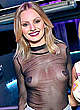 Alexandra Stan naked pics - nude tits under see thru top