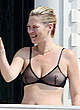 Kate Moss in see thru bra on her hotel pics