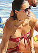 Adriana Lima in red bikini in mykonos pics