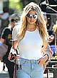 Charlotte McKinney in jeans and white top pics