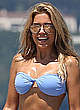 Sylvie Meis in blue bikini candids pics