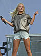Zara Larsson legs at v festival stage pics