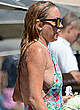 Lindsay Lohan sideboob in swimsuit pics