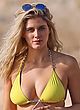 Ashley James busty in skimpy yellow bikini pics