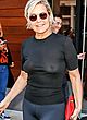 Yolanda Hadid braless in see-through top pics