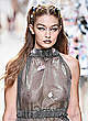 Gigi Hadid naked pics - in see through dress