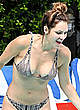 Katharine McPhee in bikini by the pool in miami pics