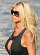Victoria Silvstedt busty in a low-cut swimsuit pics