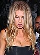 Charlotte McKinney busty in tight black outfit pics