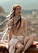 Hera Hilmar naked pics - posing topless outside