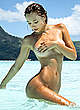 Alexis Ren naked pics - posing naked but covered