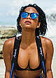 Christina Milian wet in blue bikini pics