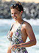 Gemma Atkinson sexy in a swimsuit on a beach pics