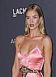 Rosie Huntington-Whiteley in long pink dress pics