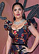 Salma Hayek cleavage at the fashion awards pics