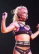 Britney Spears performing on a stage in vegas pics