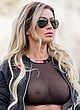 Ana Braga busty in totally see-thru top pics