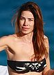 Aida Yespica busty in a tube thong bikini pics