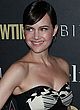 Carla Gugino busty in a strapless dress pics