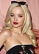 Dove Cameron busty in strapless jumpsuit pics