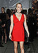 Chloe Sevigny posing in short red dress pics