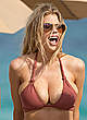 Charlotte McKinney boobs popping out of bikini pics