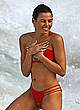 Jenna Dewan in red bikini in hawaii pics
