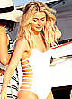 Julianne Hough in white swimsuit on a yacht pics