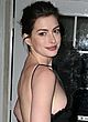 Anne Hathaway braless showing side-boob pics