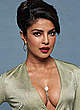 Priyanka Chopra cleavage in long tight dress pics