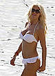 Victoria Silvstedt in white bikini in ibiza pics