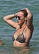 Katie Cassidy in bikini on a beach in miami pics