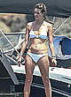 Alessandra Ambrosio in a bikini on a boat in ibiza pics