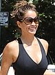 Brooke Burke busty in hot backless catsuit pics