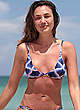 Natalie Martinez in bikini on a beach pics